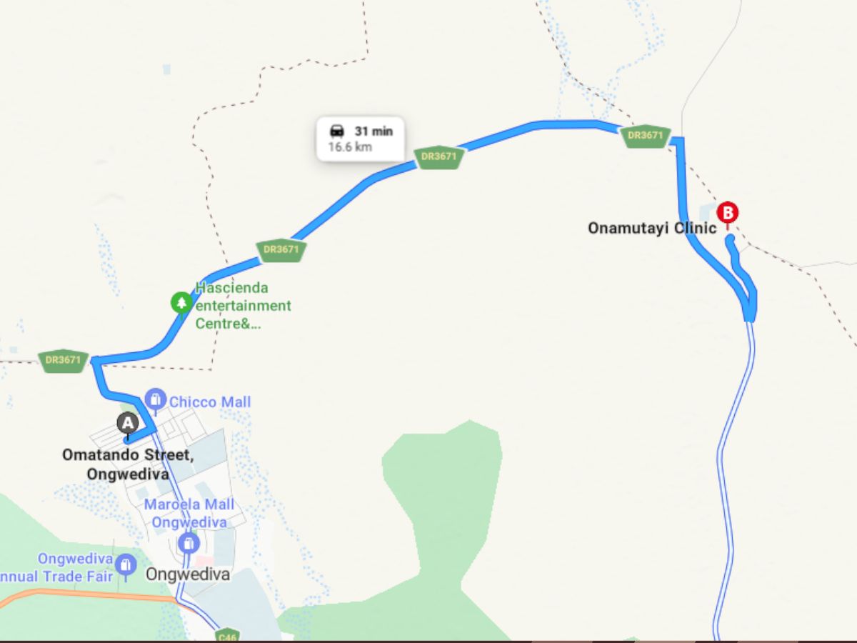 Upgrading of Access Road DR3671 to 10km Low Volume Seal Standards from Omatando Traffic Circle – Onamutayi