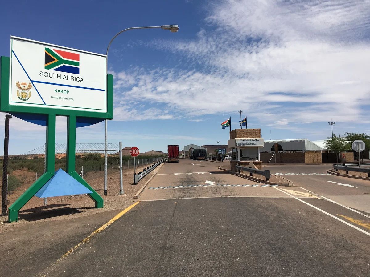 Southern Railway line between Nakop border post and Mariental